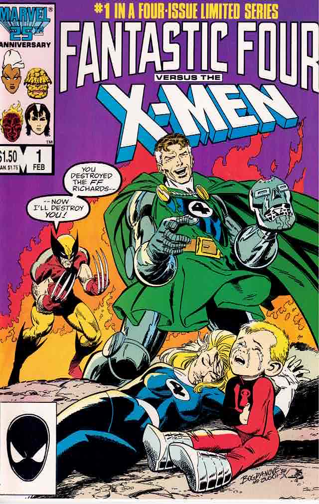 Fantastic Four Versus The X-Men 1987 0001