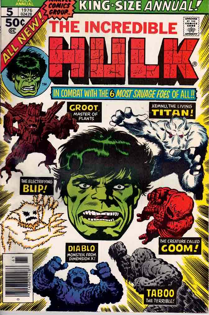 The Incredible Hulk King Size Annual 1976 0005
